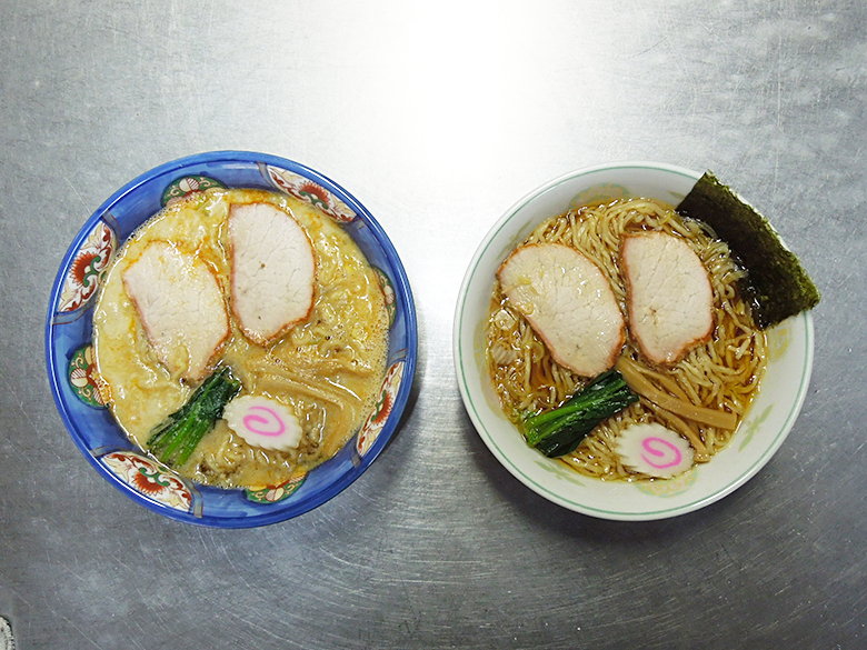 醤油味中華 & 胡麻味中華